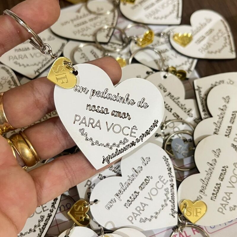 Chaveiro Lembrancinha em MDF